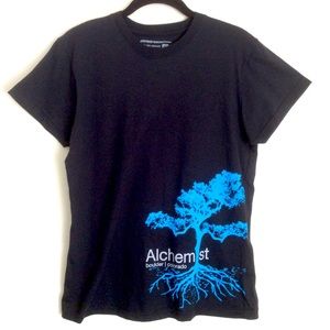 Alchemist Boulder Colorado Organic Cotton Tee Sz L